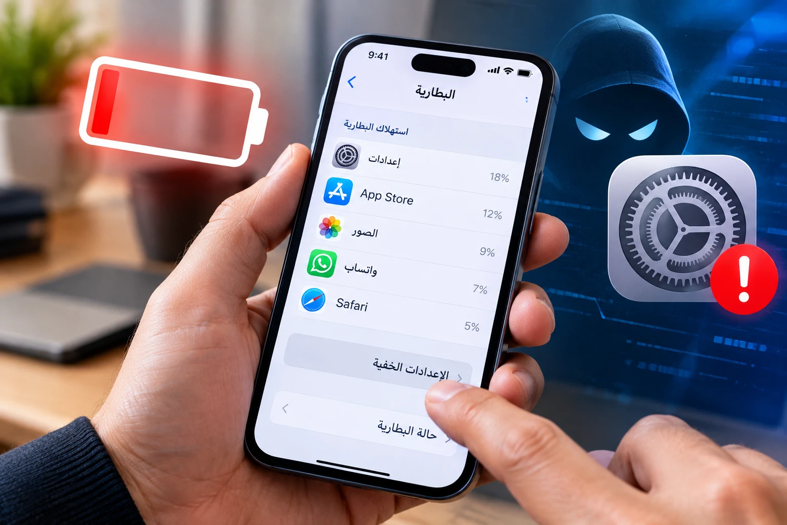 أوقفه فوراً.. إعداد خفي يستنزف بطارية آيفون