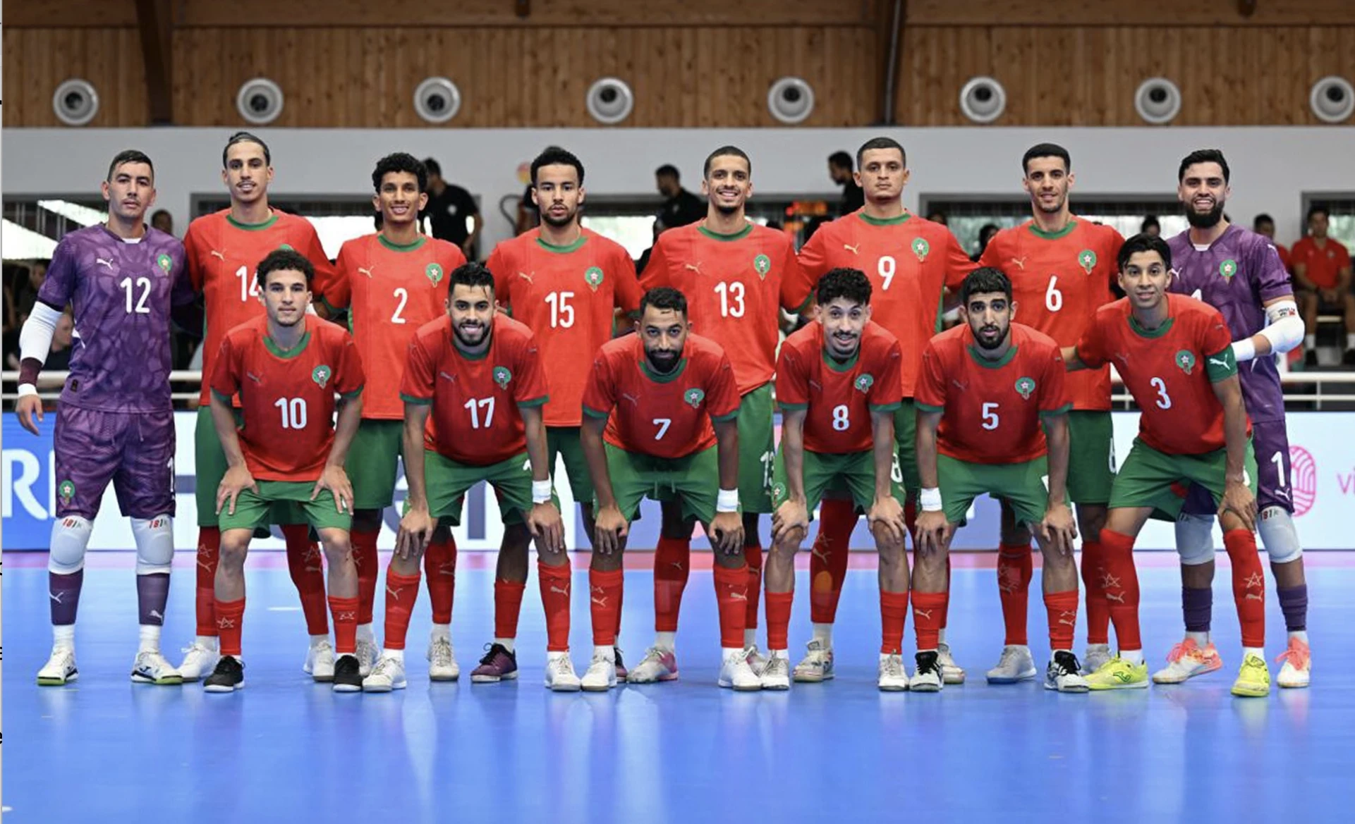 أسود الأطلس 14 المنتخب المغربي للفوتسال يسحق البوسنة والهرسك بسداسية نظيفة