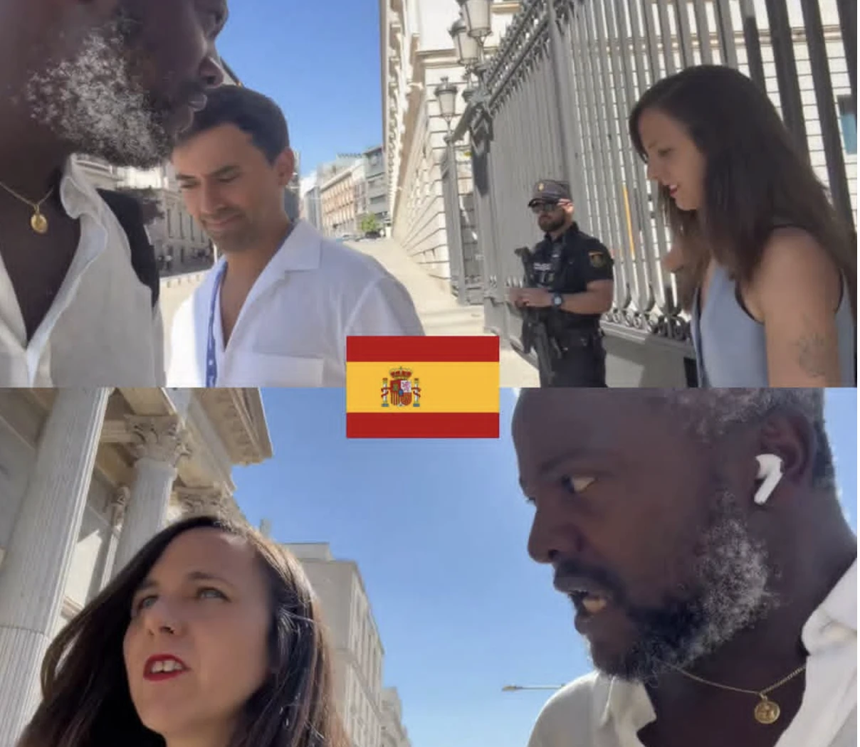 “وأنت كيف دخلت البلاد”.. سياسية إسبانية تضع مراسلا حاول مهاجمة “الحراݣة المغاربة” في موقف محرج “وأنت كيف دخلت البلاد”.. سياسية إسبانية تضع مراسلا حاول مهاجمة “الحراݣة المغاربة” في موقف محرج