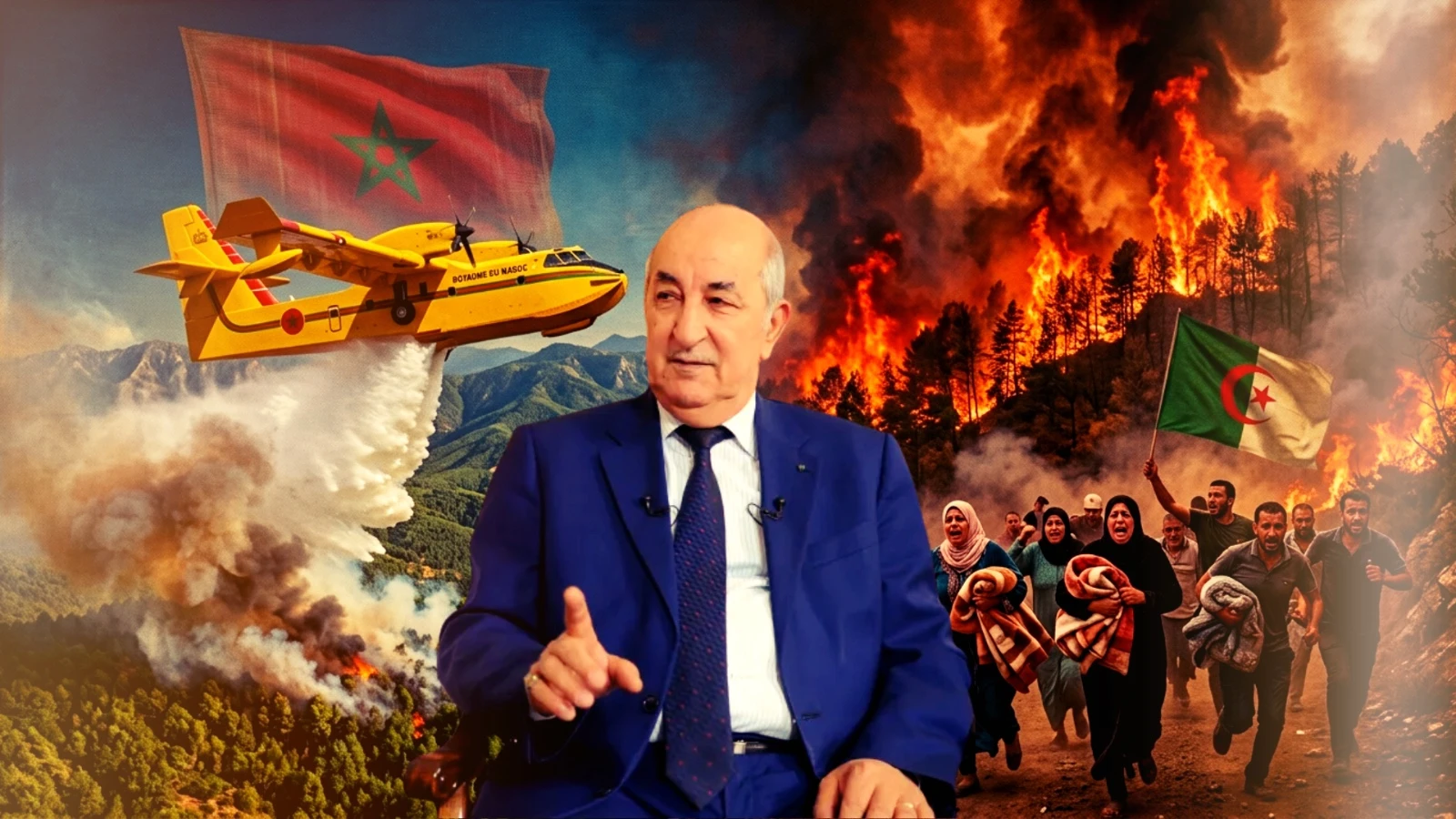 أين وعود تبون؟.. أرواح الجزائريين وممتلكاتهم تحترق كل صيف والنظام يفضل تبديد المليارات على صفقات التسلح