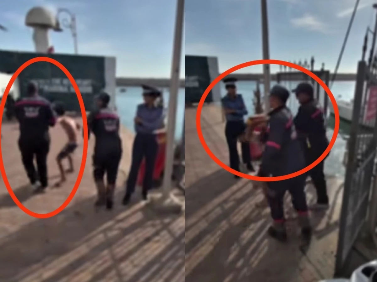 بعد "خلي مو يعضو".. فيديو آخر يوثق اعتداء "سيكيريتي" مارينا أكادير على طفل