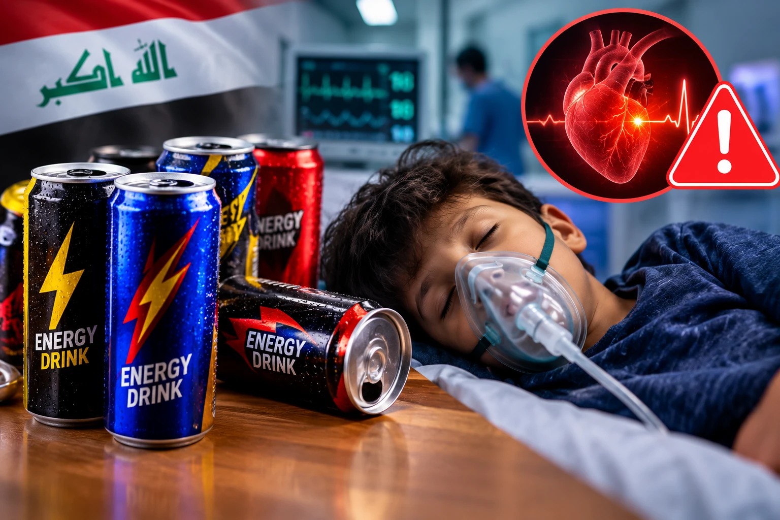 مشروبات الطاقة تثير القلق.. وفاة طفل بعد تناول 6 عبوات في العراق