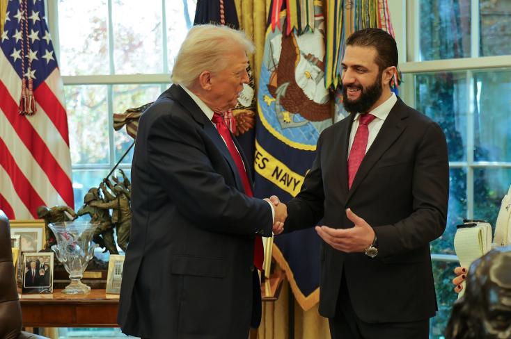 ترامب يشيد بالرئيس السوري: “أنا وضعته هناك وهو يقوم بعمل مذهل” 4 charaatrump 1771677020