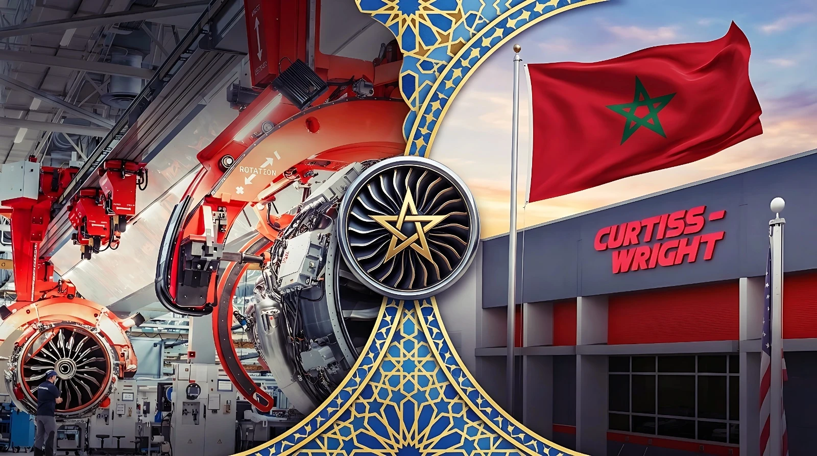 "كورتيس-رايت" الأمريكية تختار المغرب.. عملاق الطيران يفتح أول بوابة صناعية له بإفريقيا