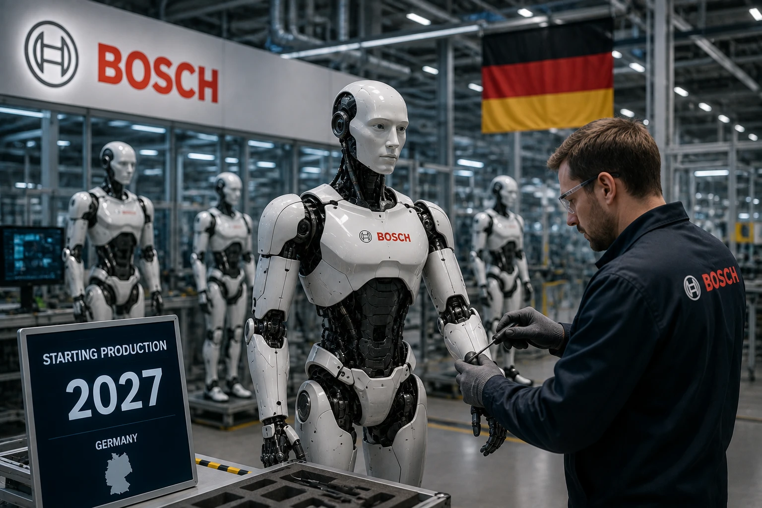 شركة بوش تبدأ إنتاج روبوتات شبيهة بالبشر في ألمانيا عام 2027