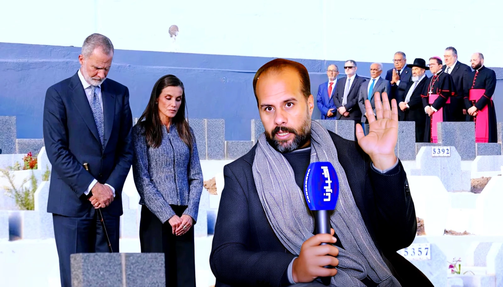 "ملك" يخفي "الجريمة" بزيارة القبور.. "تشيكيطو" يعري رواية الإعلام الإسباني بشأن ضحايا سبتة