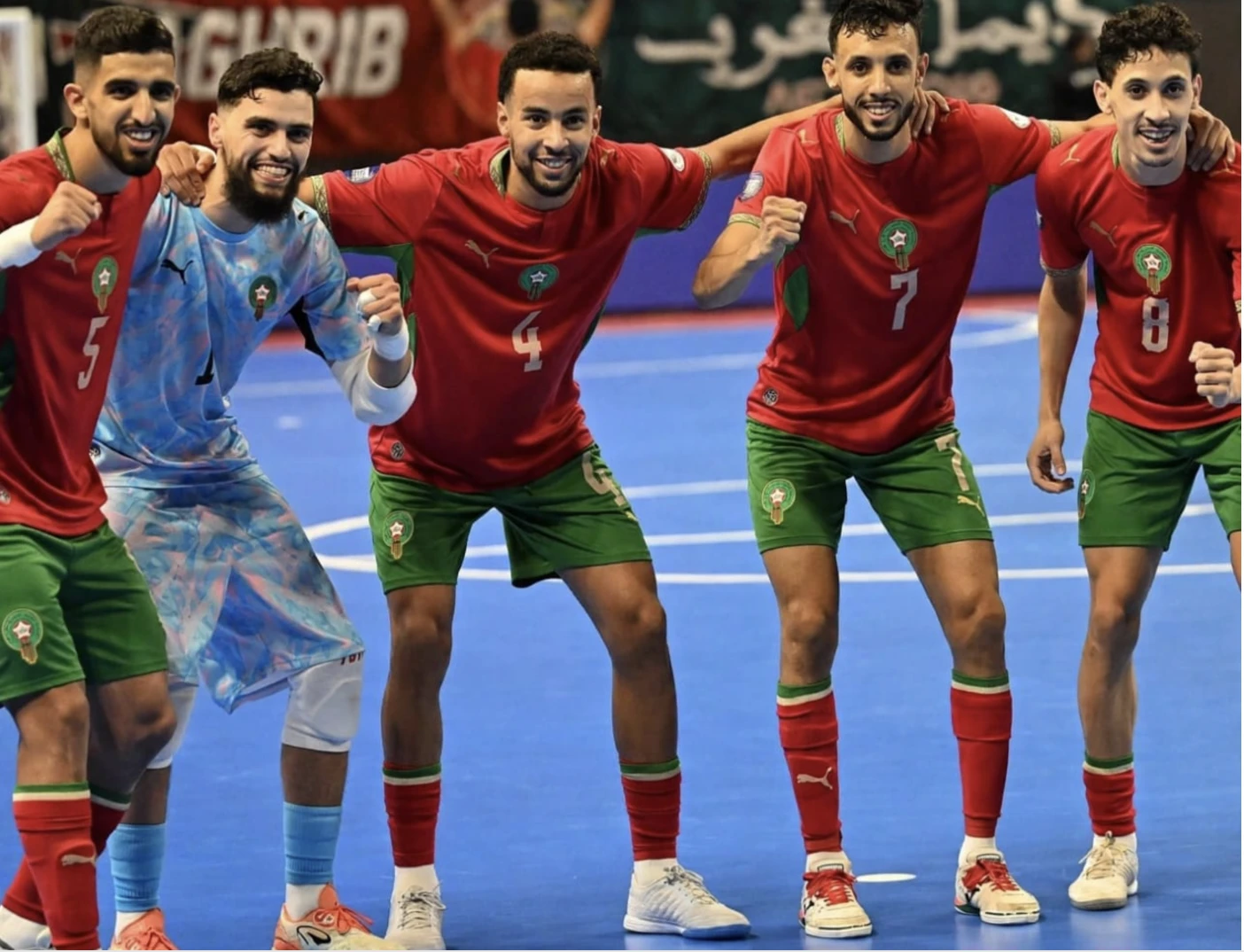 أسود الفوتسال يكتسحون الجزائر برباعية في مستهل حملة الدفاع عن اللقب الإفريقي أسود الفوتسال يكتسحون الجزائر برباعية في مستهل حملة الدفاع عن اللقب الإفريقي