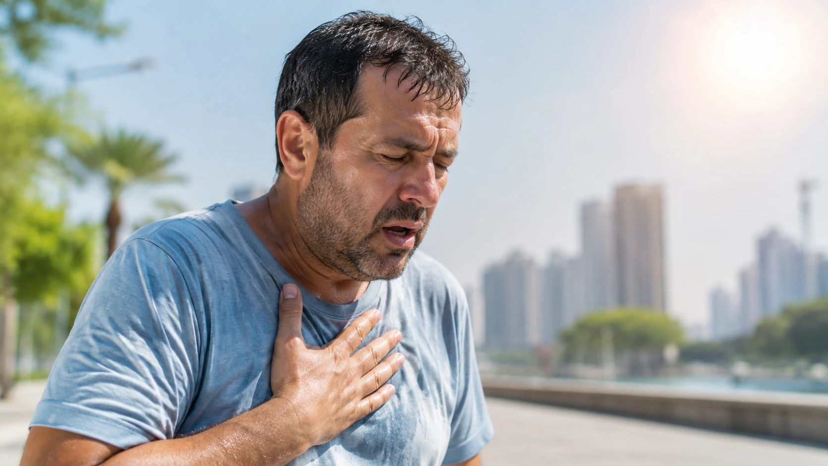 تشعر بأن أنفاسك أصبحت أثقل مع الحر؟ هذه النصائح قد تساعدك خلال موجات الصيف تشعر بأن أنفاسك أصبحت أثقل مع الحر؟ هذه النصائح قد تساعدك خلال موجات الصيف