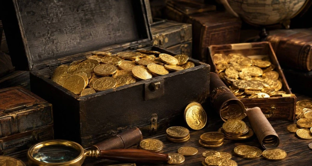 كنز ذهبي ظل مدفوناً أكثر من 50 عاماً.. عملات نادرة تتجاوز قيمتها 160 مليون دولار
