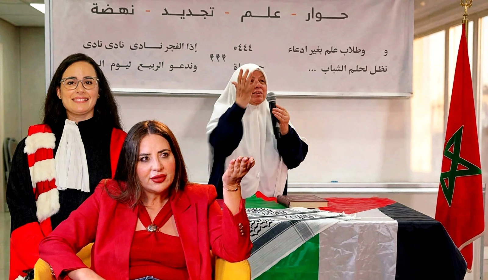 باسم فلسطين.. الماجي ومروة تردان بقوة على داعية مصرية أهانت المغاربة في قلب تطوان(فيديو)