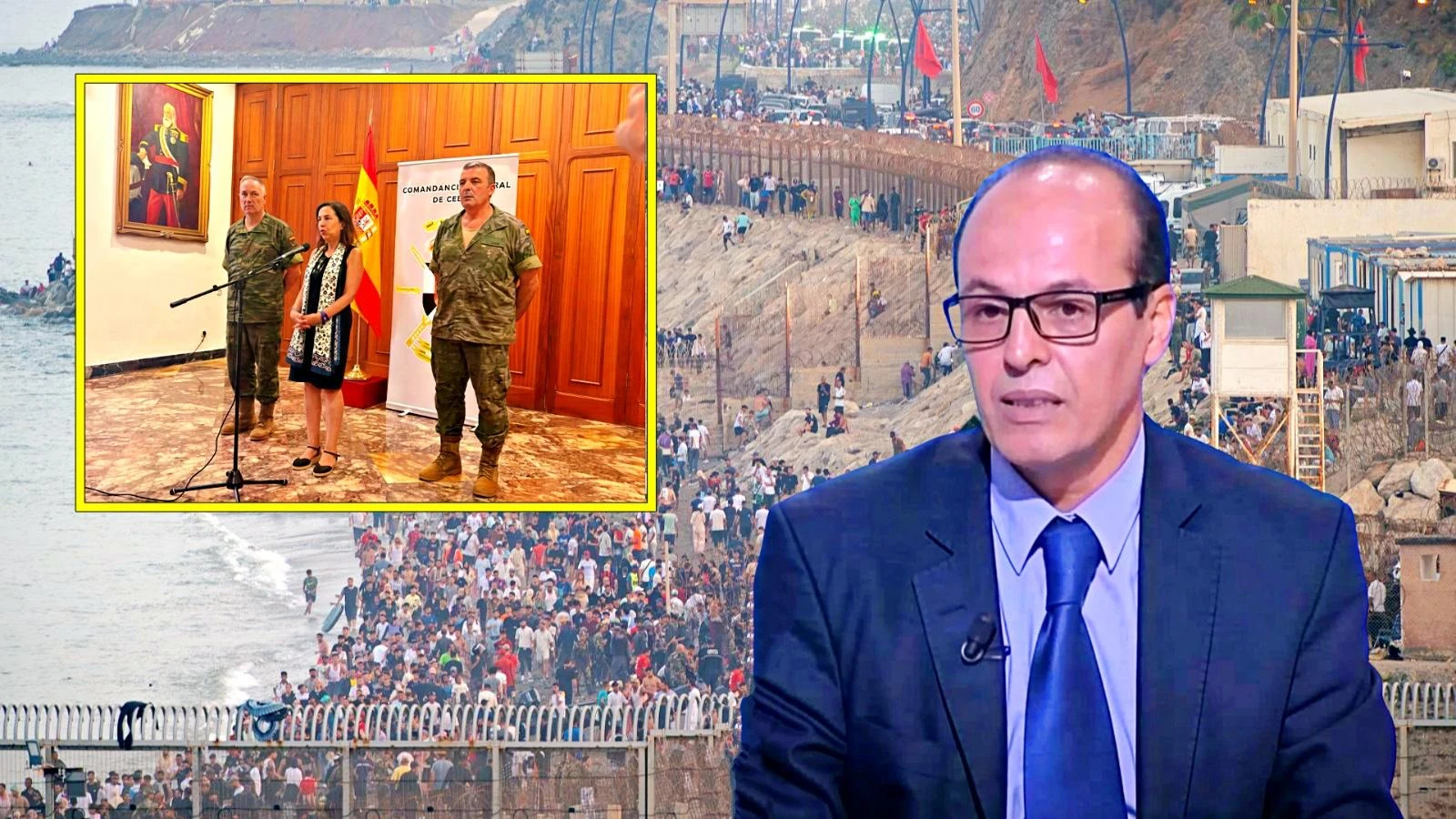 الطيار.. زيارة وزيرة الدفاع الإسبانية لسبتة المحتلة حجة استراتيجية لصالح المغرب