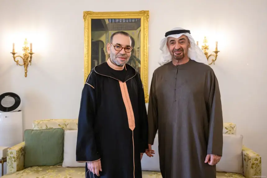 المغرب – بيان للديوان الملكي: الملك محمد السادس يستقبل رئيس الإمارات الشيخ محمد بن زايد المغرب – بيان للديوان الملكي: الملك محمد السادس يستقبل رئيس الإمارات الشيخ محمد بن زايد