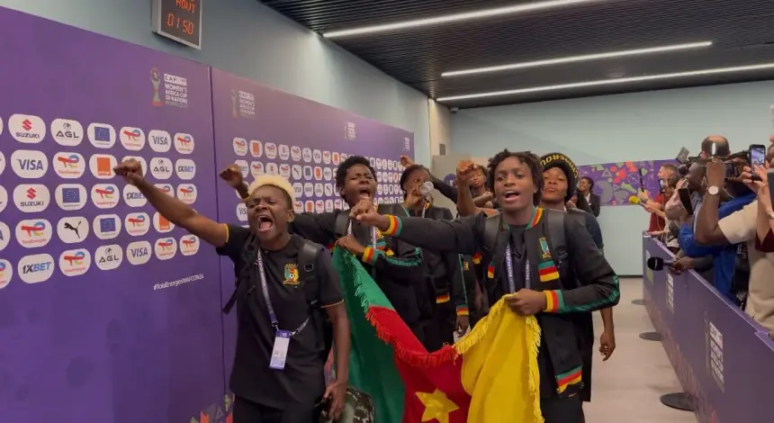 لاعبات الكاميرون يغادرن على نغمات نشيدهن الوطني بعد إقصاء المغرب والتأهل لنهائي كأس إفريقيا
