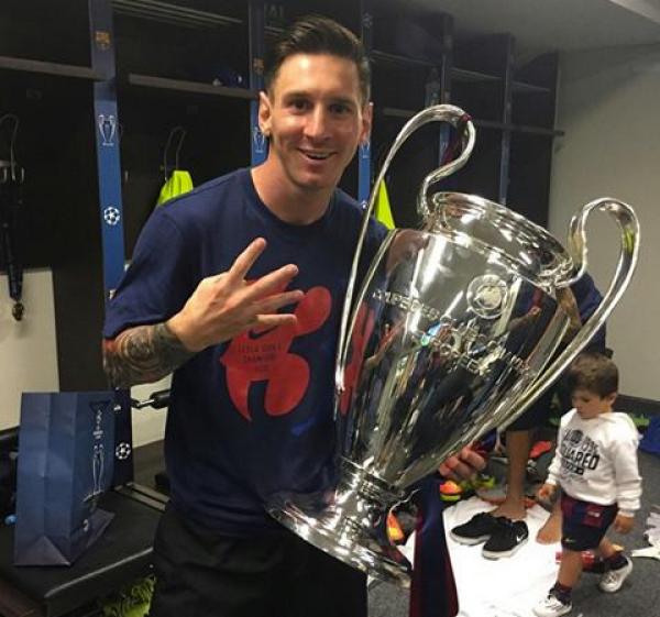 ميسي هداف دوري الأبطال رغم تساويه مع رونالدو و نيمار