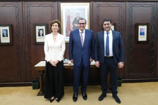 أخنوش يستقبل أودري أزولاي(صور)