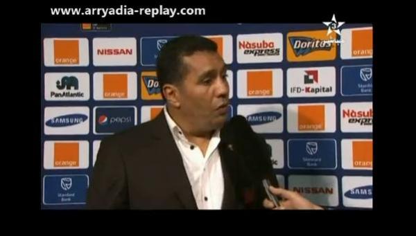 تصريح رشيد الطاوسي بعد التعادل أمام الراس الاخضر