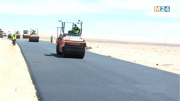 تقدم الاشغال في الطريق السريع تيزنيت-الداخلة