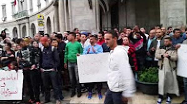 إحتجاجات بتطوان بسبب إنقطاع الماء عن المدينة