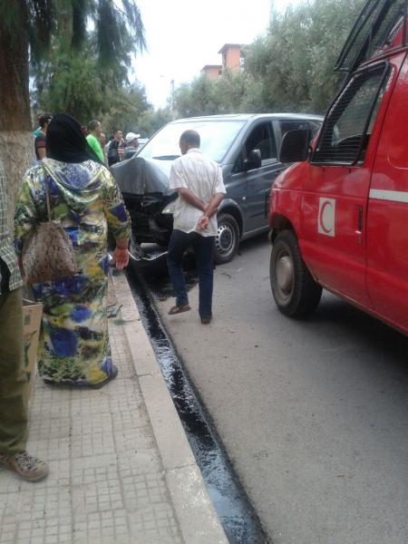 خرج على خوه... اعتقال بطل حادثة امس  ومصرع شقيقه في مستشفى بني ملال