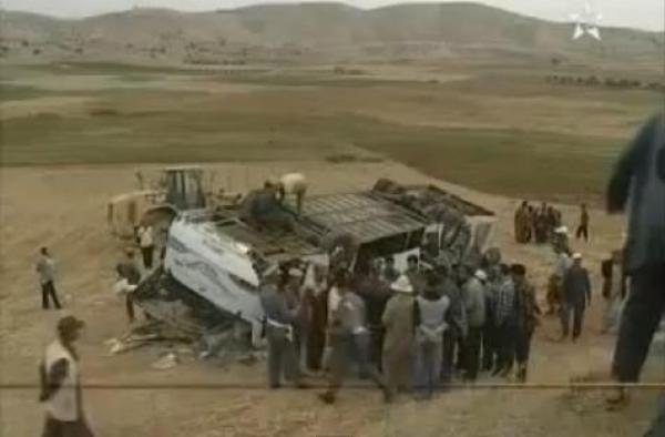 حادثة مميتة: إنقلاب حافلة بالصويرة