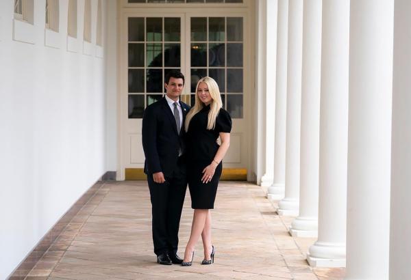 ابنة ترامب تستغل آخر ليلة له في البيت الأبيض وتعلن خطوبتها من شاب عربي الأصل