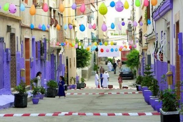 تعلموا من أهل الشمال : شباب طنجاوي يحول أحياء مهمشة إلى تحف فنية رائعة (الصور)