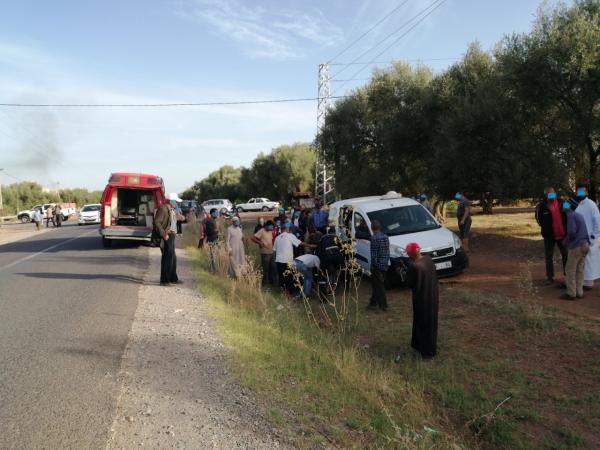 صورة من مكان الحادثة