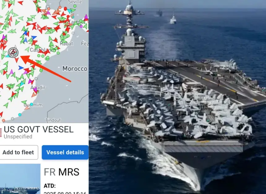 مرصد صيني يكشف تفاصيل أولى التحركات على سطح “جيرالد آر فورد” الموجودة قبالة سواحل المملكة
