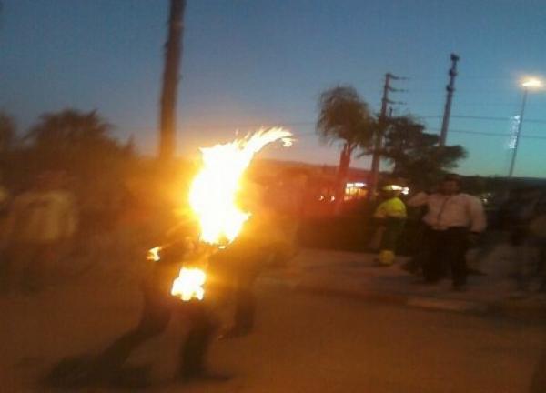 شابّة تحرق جسمها احتجاجا في الفقيه بنصالح