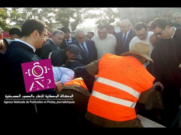 بنكيران يحضر جنازة زوجة الإعلامي كمال الحلو