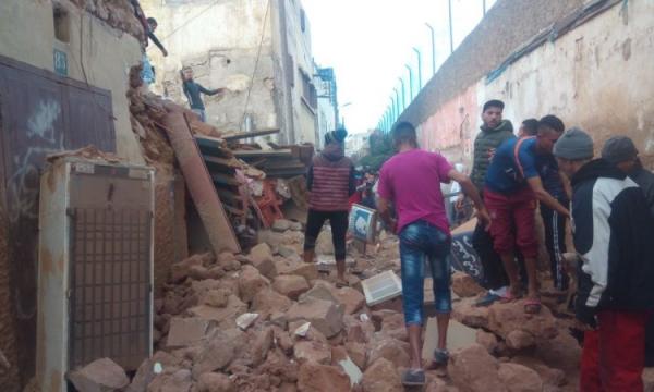 فيديو حصري .. لحظات انهيار منازل بالمدينة القديمة للدار البيضاء وهذه التفاصيل
