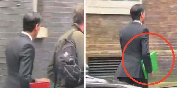 بريطانيون يصفون رئيس حكومتهم الجديد ب"الساحر" بعد تغير لون ملف يحمله في لمح البصر (فيديو)