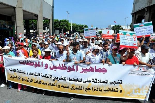 التنسيقية الوطنية تواصل معركتها من أجل إسقاط خطة التقاعد