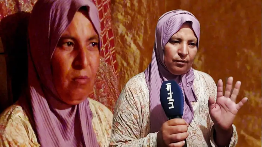 فقيه يـرمي زوجته وبناته إلى الشارع ضواحي "واد زم" والأم تناشد المواطنين لمساعدتها