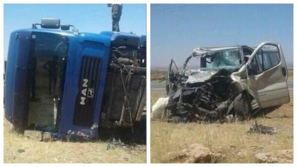 قتيل وجرحى في اصطدام عنيف بين شاحنة من نوع "رموك" وسيارة خفيفة