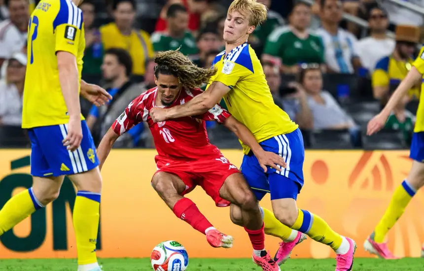 منتخب تونس يبدأ مشواره في المونديال بخسارة مهينة أمام نظيره السويدي