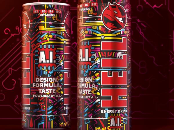 مشروب طاقة مَجَري تم تطويره وإنتاجه بالكامل باستخدام الذكاء الاصطناعي