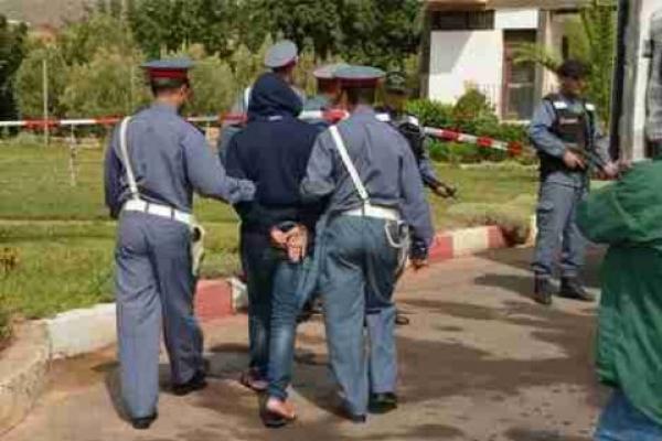 درك أولاد حسون يتمكن من إعتقال تاجر مخدرات خطير جدا