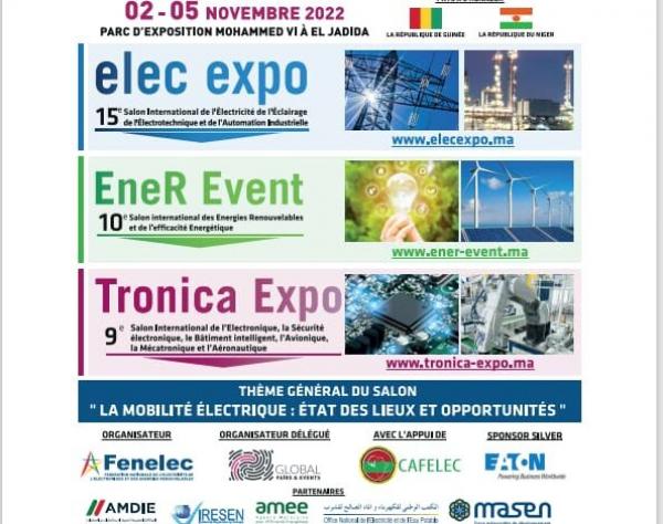 المعرض الدولي إيليك إكسبو للكهرباء والإلكترونيك والطاقات المتجددة قريبا بالجديدة