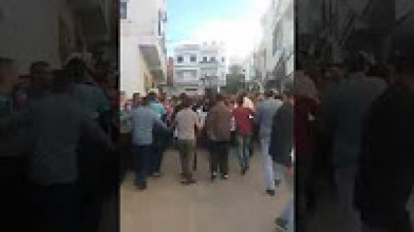 مسيرة بالمضيق للمطالبة بحق ربان الداخلة