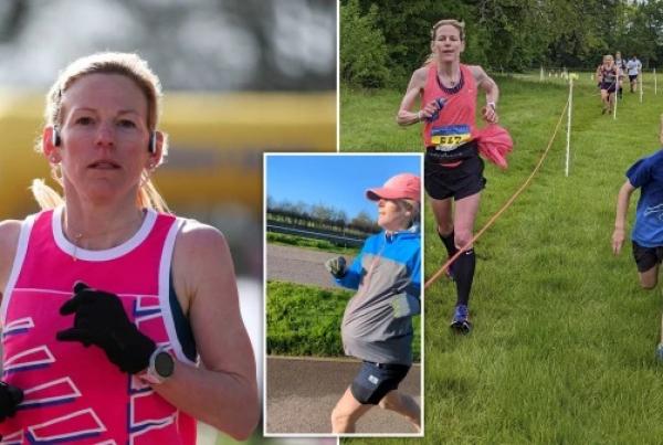 عداءة في أشهرها الأخيرة.. هل الرياضة أثناء الحمل آمنة؟