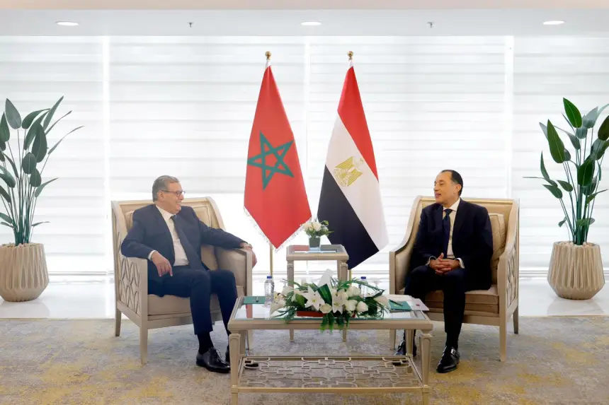 الدورة الأولى للجنة التنسيق والمتابعة المغربية - المصرية..أخنوش يتباحث بالقاهرة مع نظيره المصري