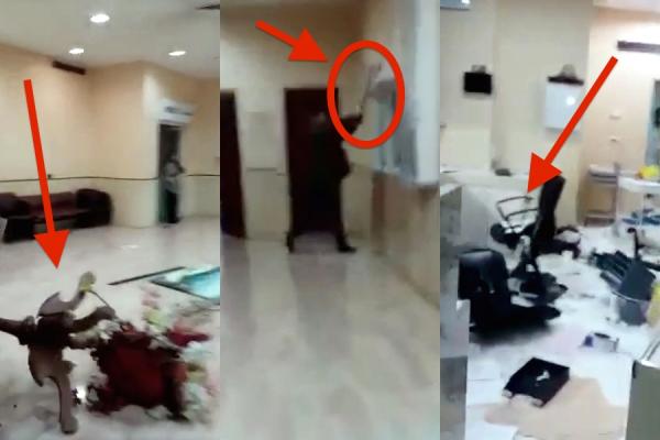 بالفيديو : شاب يحطم مصحة خاصة بعد وفاة والدته و الدكتور التازي يكشف لـ " أخبارنا " حقيقة ما وقع