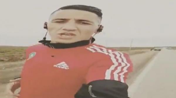 فيصل فجر يركض في مرتفعات إفران بعد عودته من كأس إفريقيا