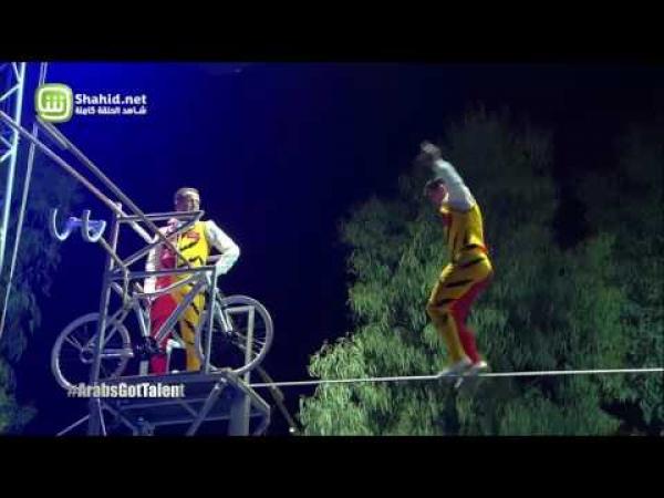 عرض خطير يحبس الأنفاس قدّمه فريق مغربي في "Arabs Got Talent"