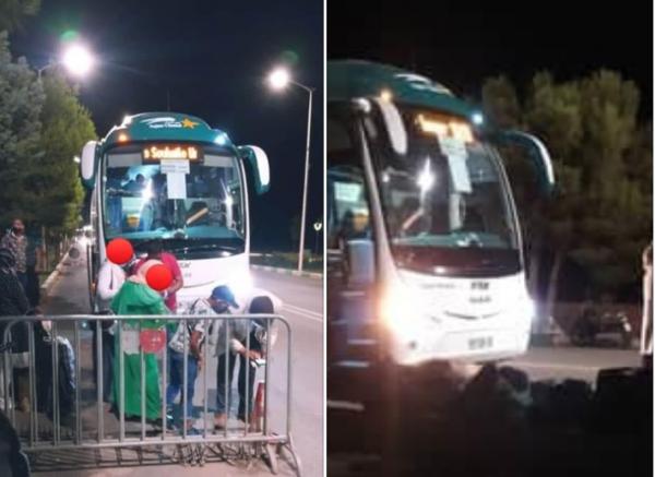 سابقة..سلطات ميدلت توقف حافلة قادمة من طنجة وتخضع جميع ركابها للكشف عن فيروس كورونا