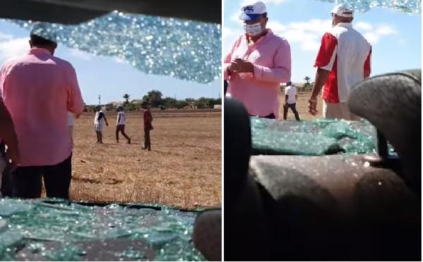 محسوبون على "الأحرار"  يعتدون على قافلة انتخابية لحزب "البام"(فيديو)