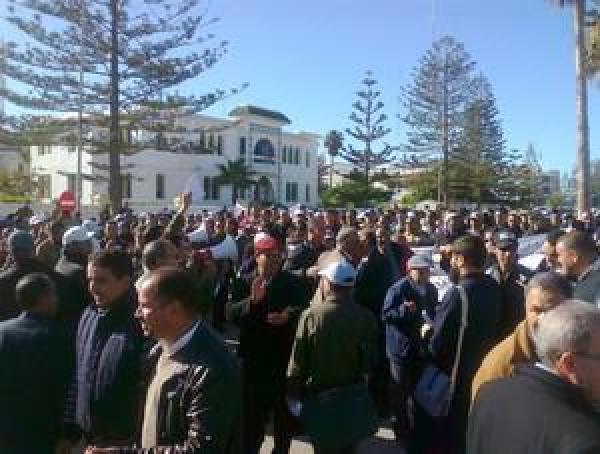 تنظيم وقفة إنذاريه أمام مبنى النيابة يوم الخميس احتجاجا على تردي الوضع التعليمي بمراكش