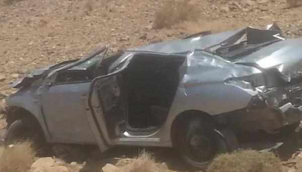 عطلة العيد تتحول إلى فاجعة .. مصرع شرطي و زوجته في حادث مروع نواحي الرشيدية