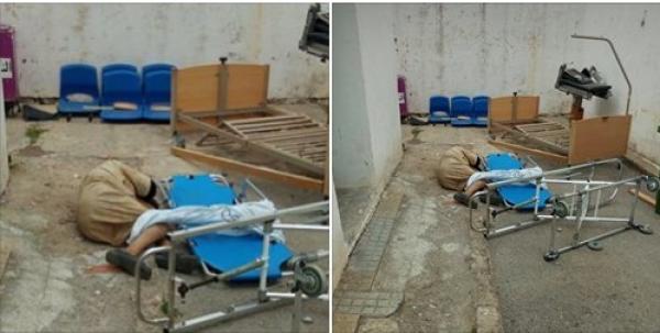 مستشفى مغربي يرمي مريضا بمستودع للمتلاشيات وحملة واسعة لمحاسبة المتورطين